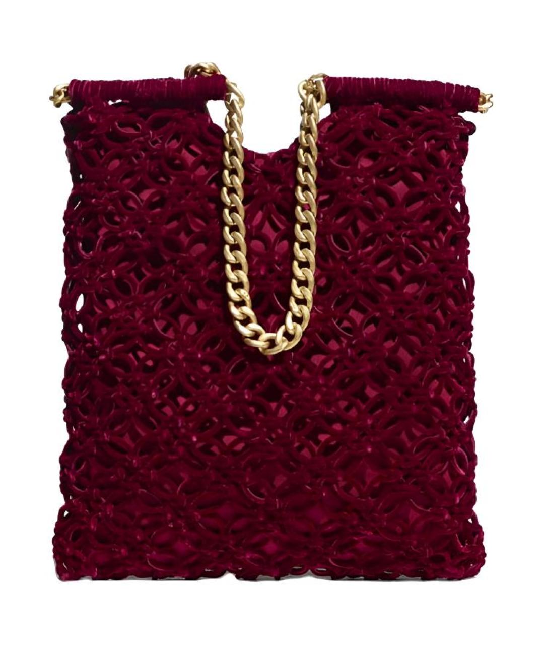 CHANEL Красная сумка через плечо, фото 2