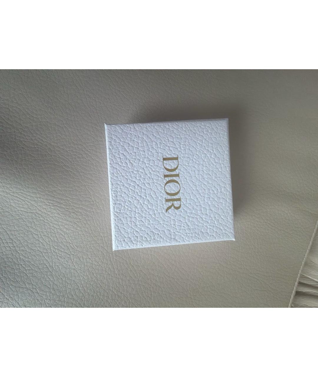 CHRISTIAN DIOR Золотые латунные серьги, фото 5