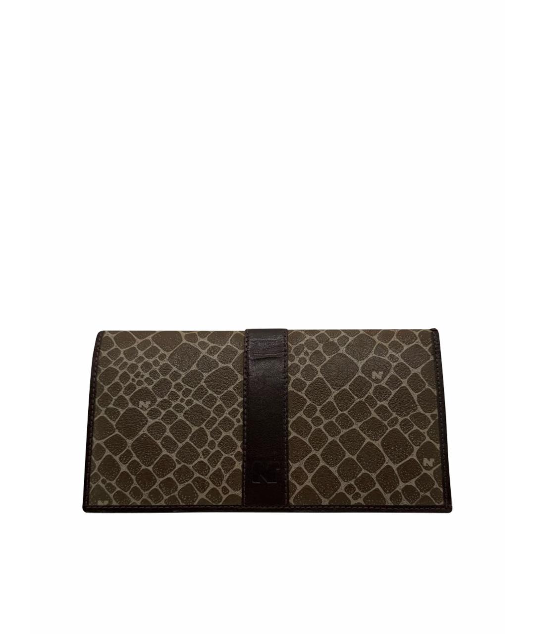 NINA RICCI Коричневый кожаный кошелек, фото 1