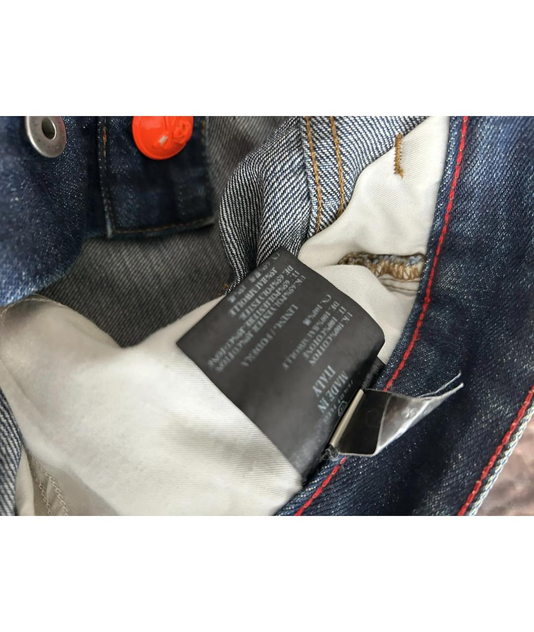 PHILIPP PLEIN Синие деним шорты, фото 4