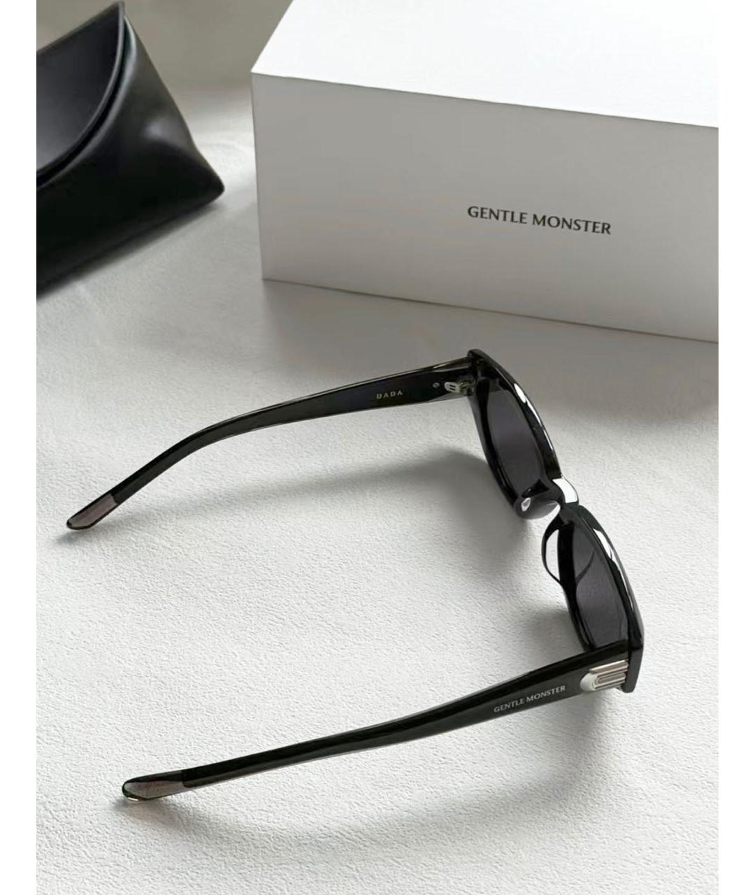 GENTLE MONSTER Черные пластиковые солнцезащитные очки, фото 5