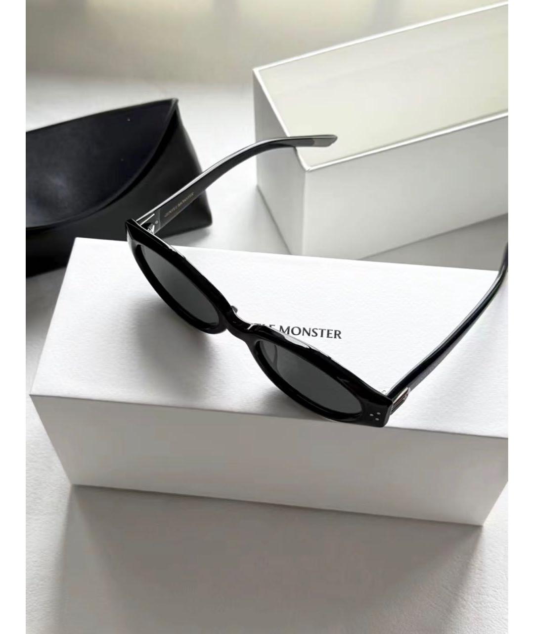GENTLE MONSTER Черные пластиковые солнцезащитные очки, фото 4