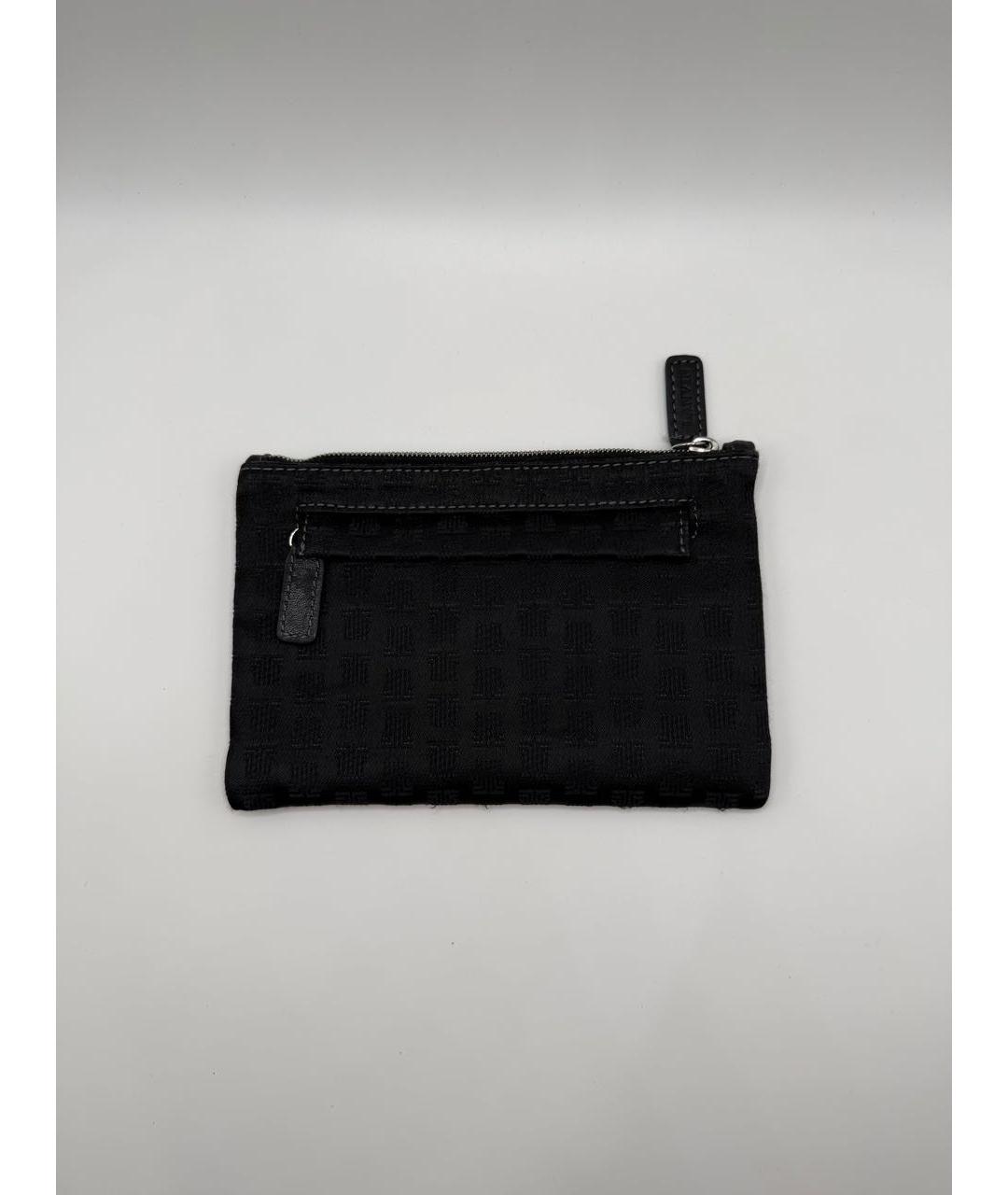 LANVIN Черный кожаный кошелек, фото 4