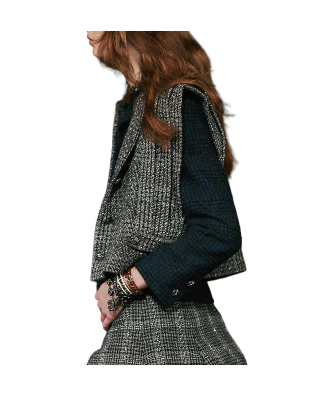 CHANEL Черная жилетка, фото 3