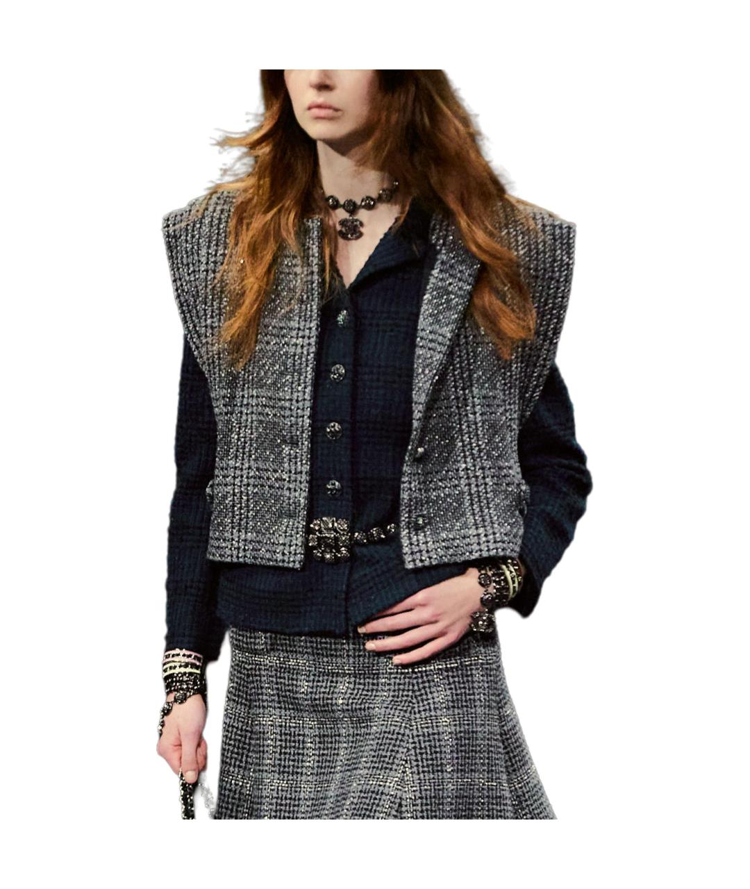 CHANEL Черная жилетка, фото 2