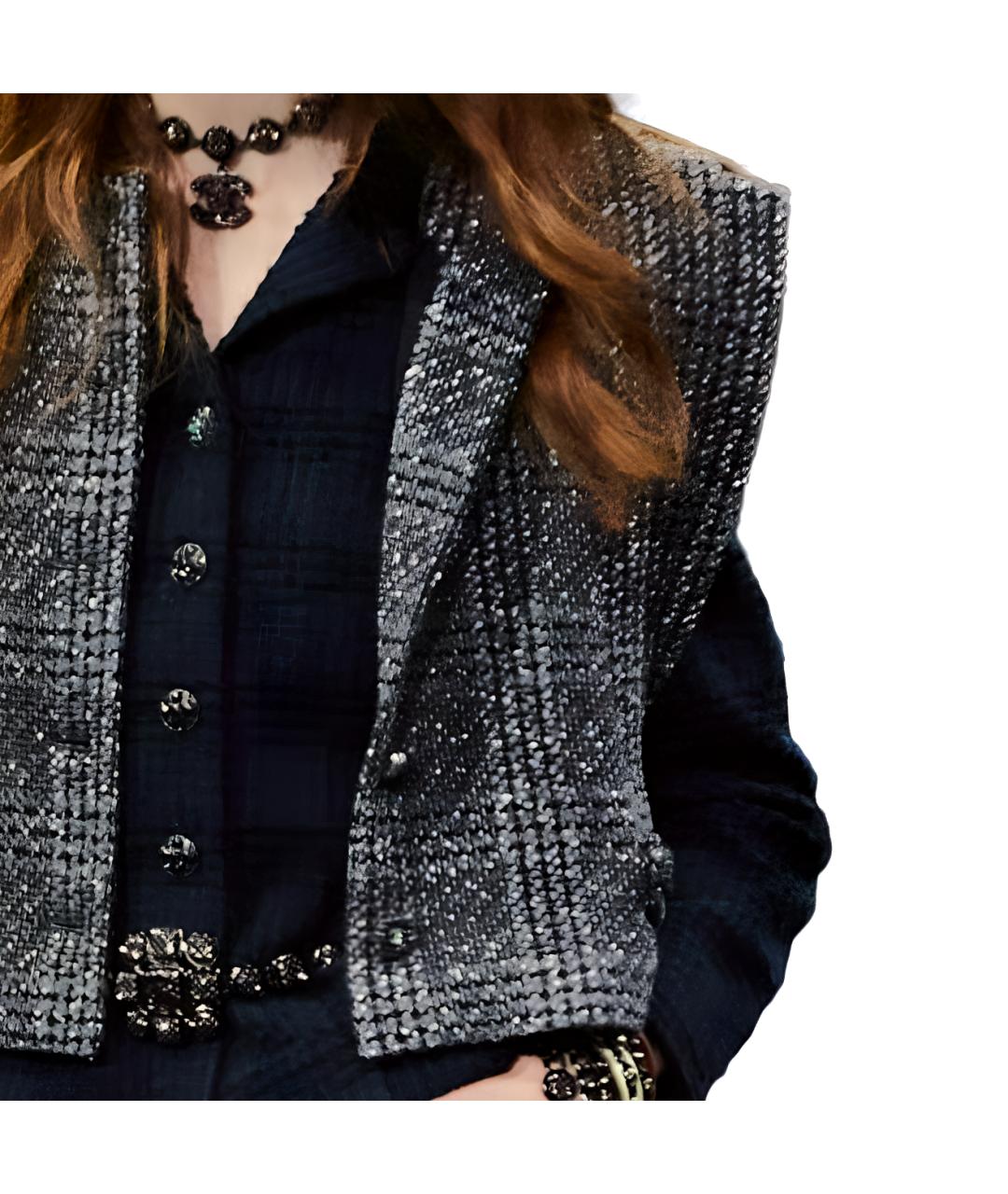 CHANEL Черная жилетка, фото 4