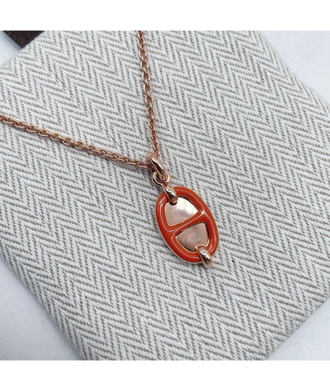 HERMES Оранжевое колье, фото 2