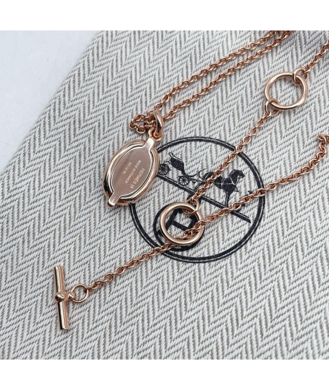 HERMES Оранжевое колье, фото 3