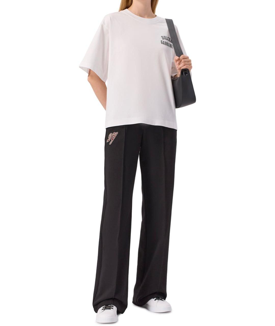 DOLCE&GABBANA Черный хлопковый спортивные костюмы, фото 7