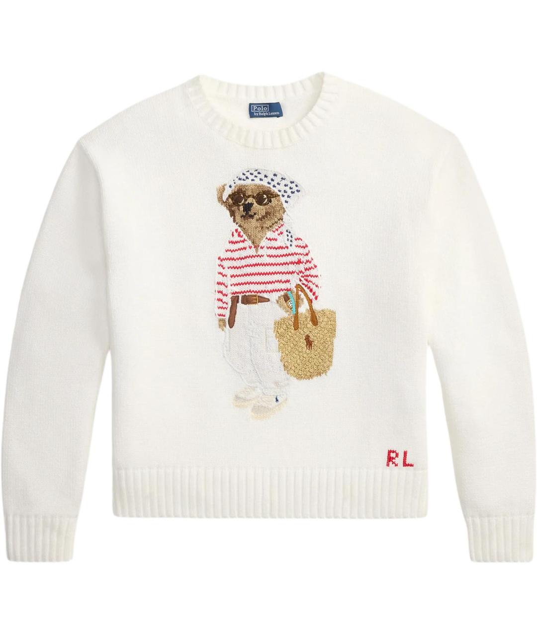 POLO RALPH LAUREN Белый джемпер / свитер, фото 1