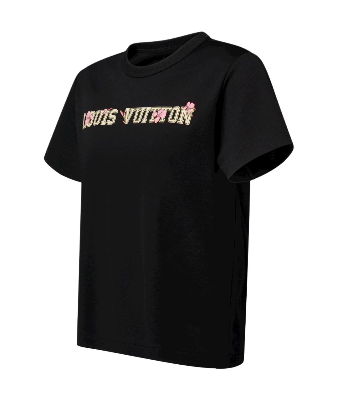 LOUIS VUITTON Черная футболка, фото 3