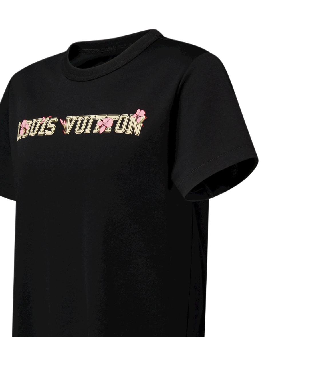 LOUIS VUITTON Черная футболка, фото 5