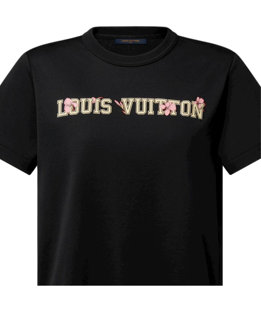 LOUIS VUITTON Черная футболка, фото 4