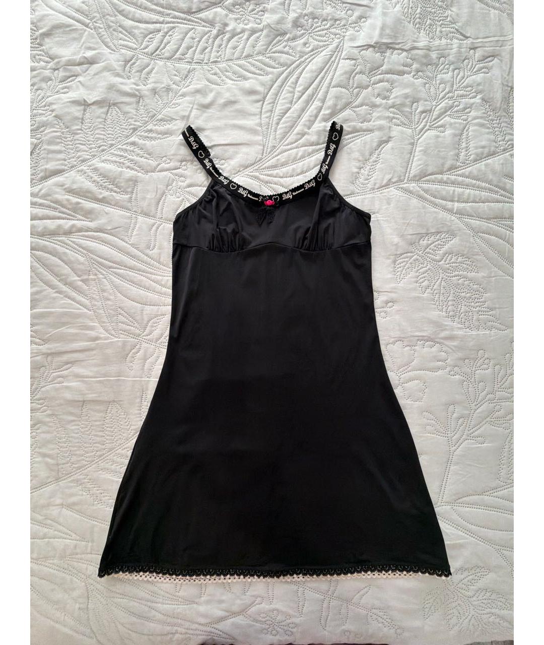 DOLCE&GABBANA Черная пижамы и сорочки, фото 6