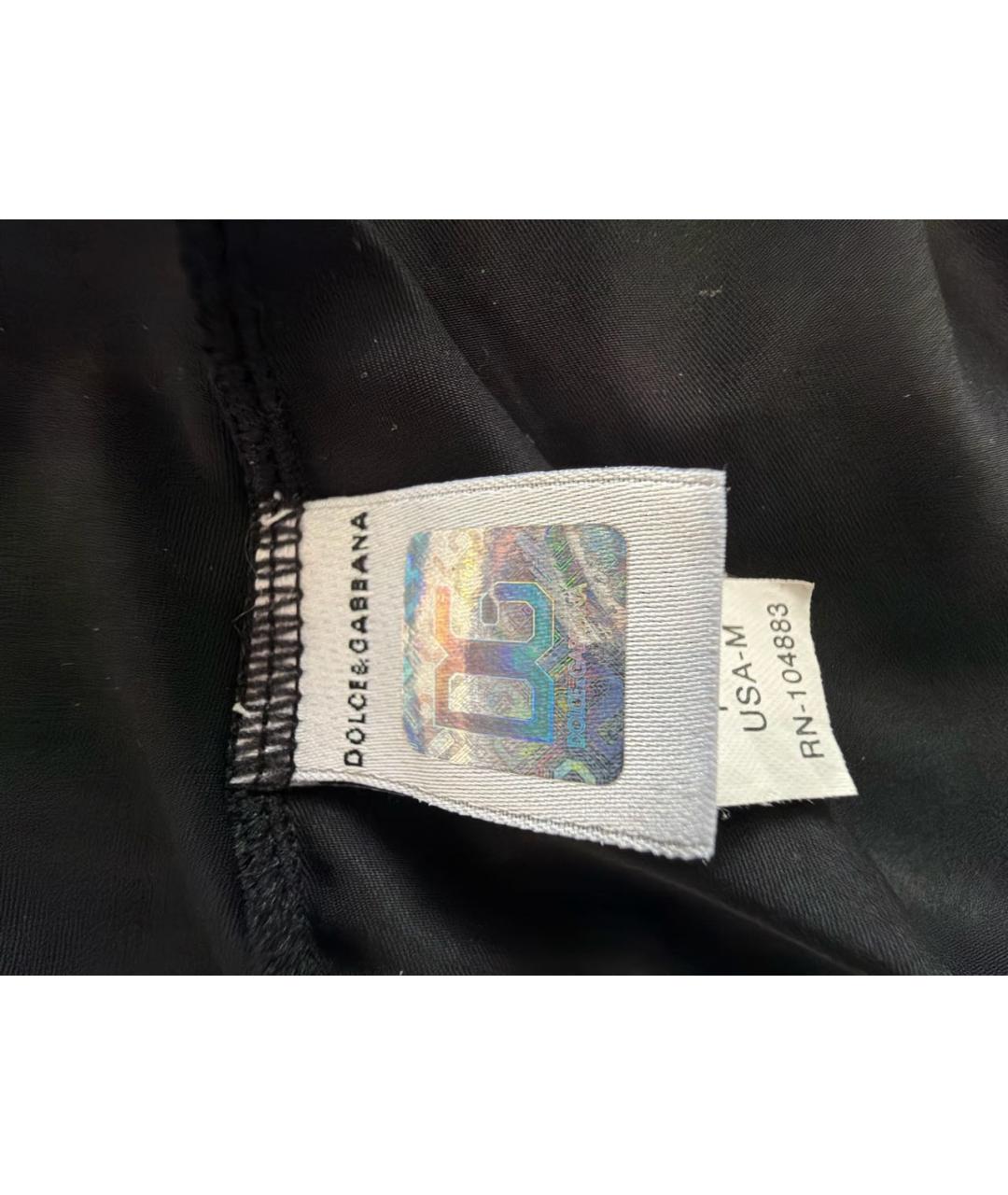 DOLCE&GABBANA Черная пижамы и сорочки, фото 5