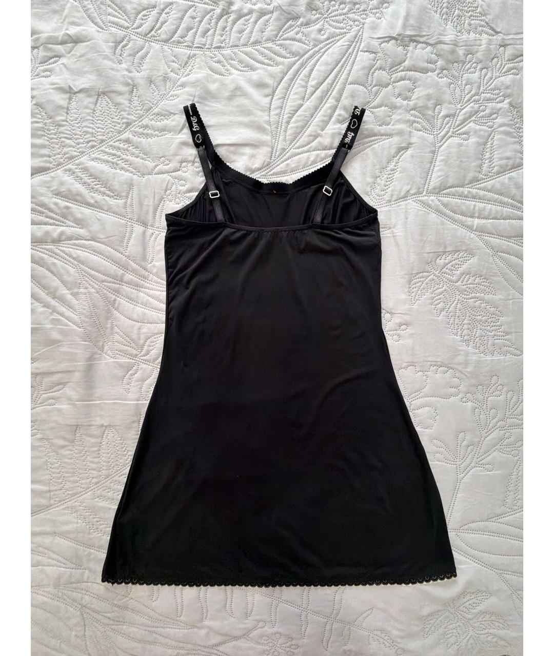 DOLCE&GABBANA Черная пижамы и сорочки, фото 2