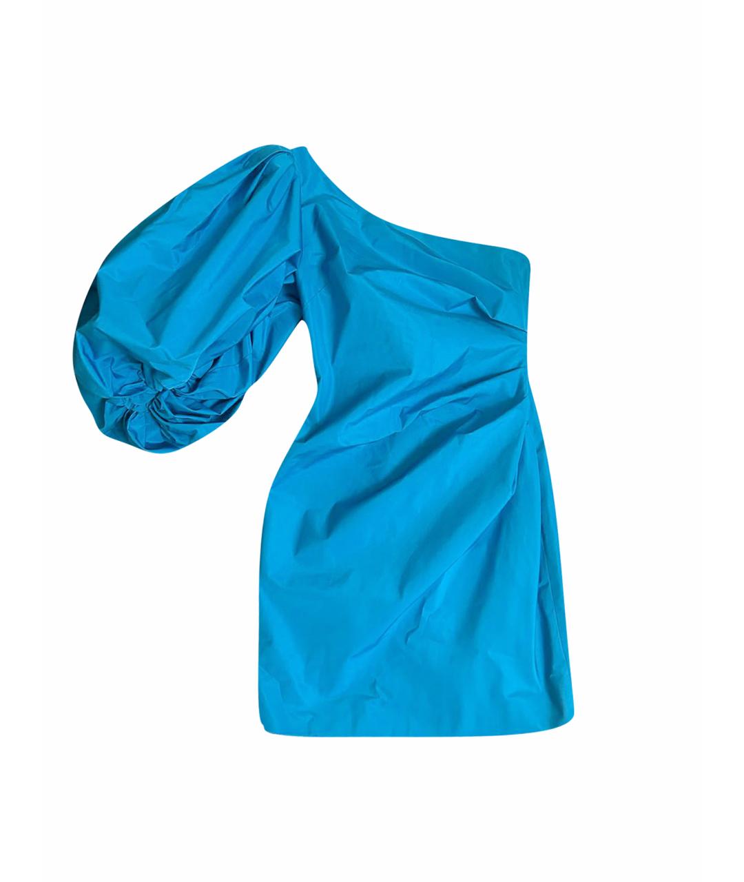 PINKO Синее полиэстеровое вечернее платье, фото 1