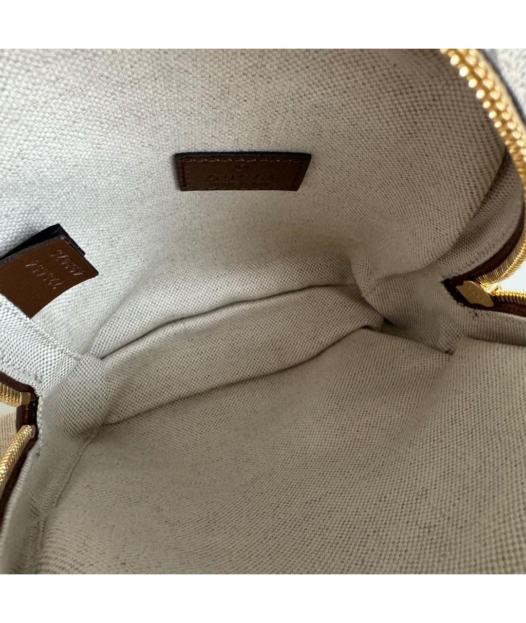 GUCCI Бежевый рюкзак, фото 4