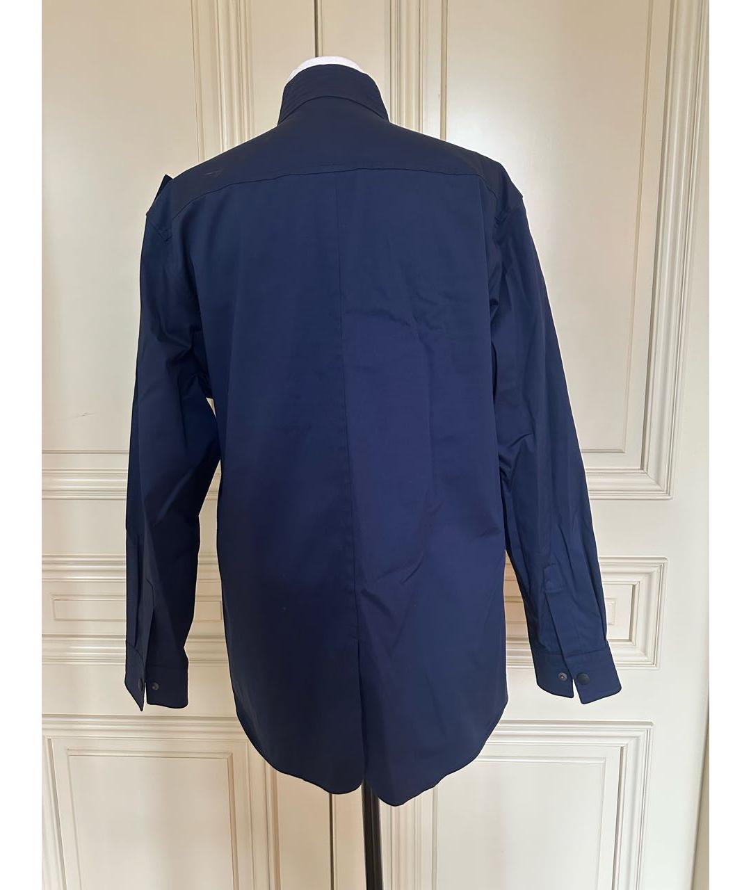 LOUIS VUITTON Темно-синяя хлопковая рубашка, фото 2