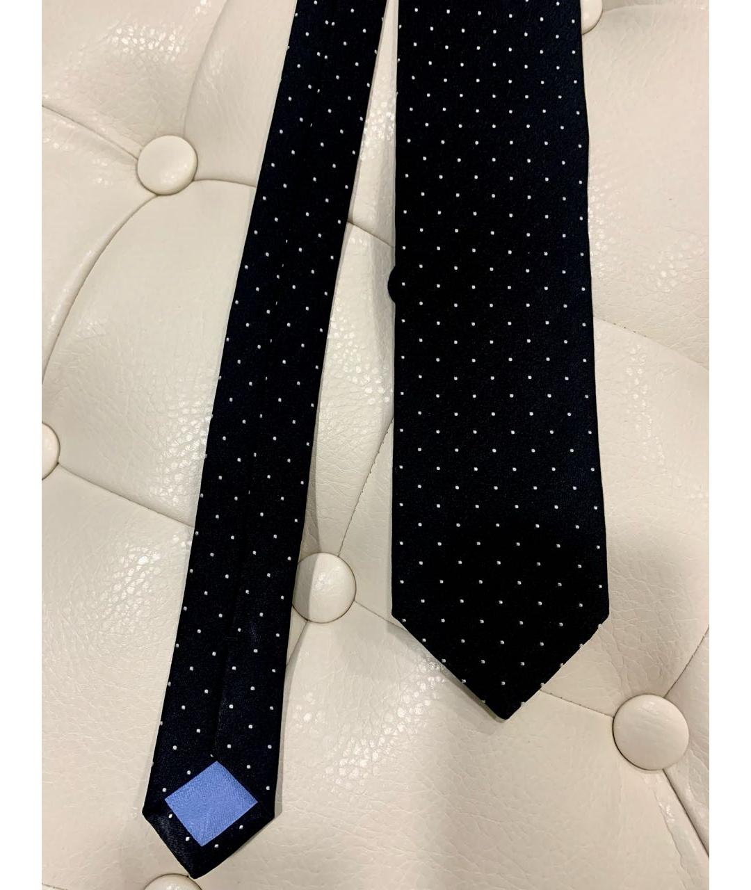 PRADA Черный шелковый галстук, фото 6