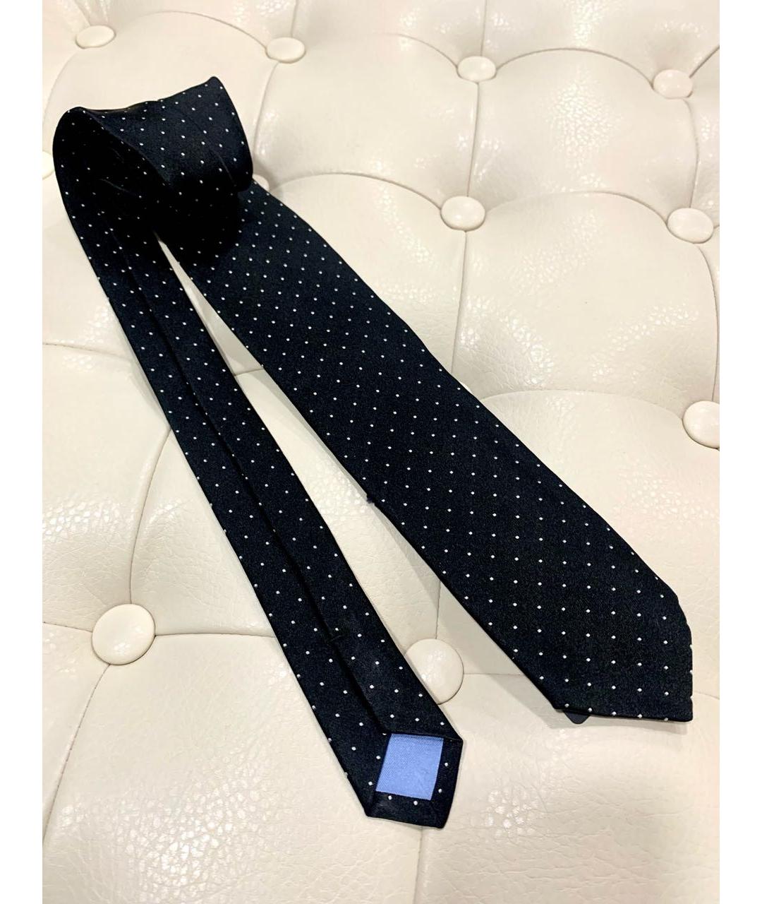 PRADA Черный шелковый галстук, фото 5