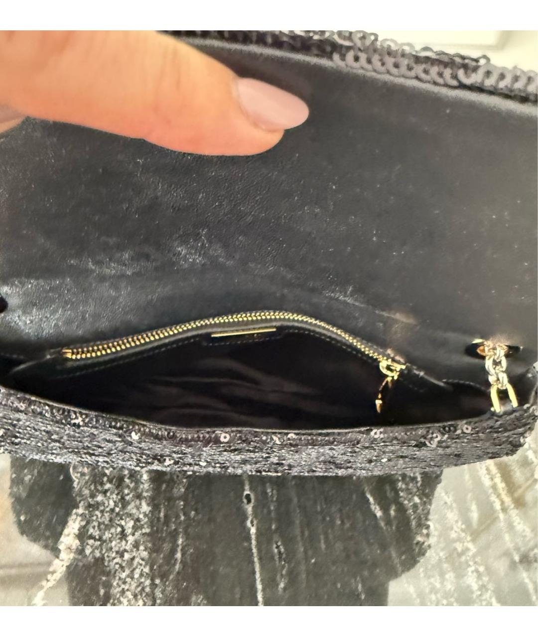 DOLCE&GABBANA Черная сумка через плечо, фото 4
