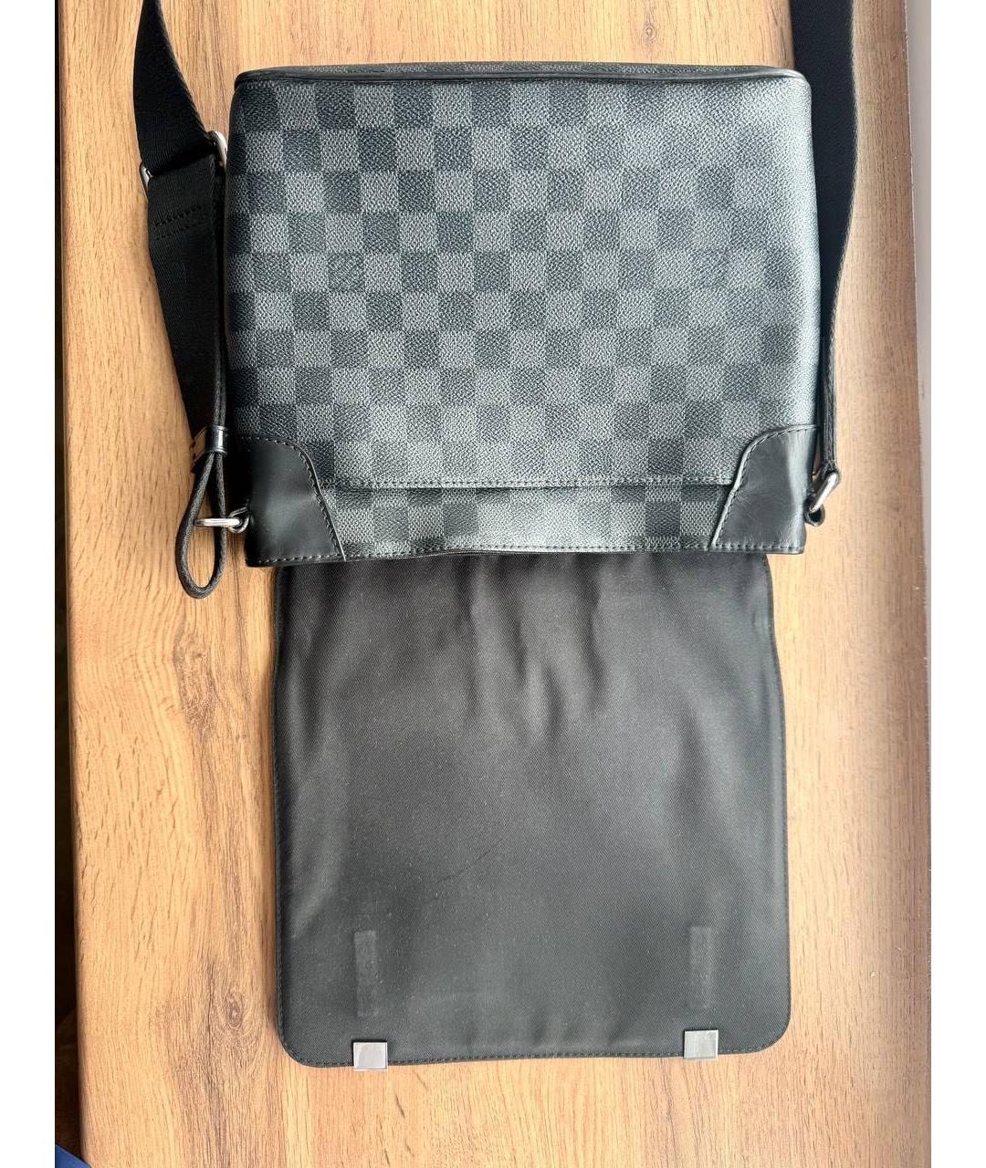 LOUIS VUITTON Черная сумка на плечо, фото 7