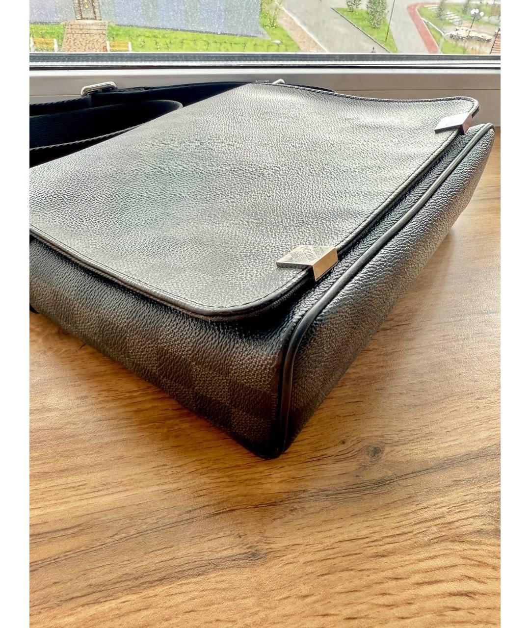 LOUIS VUITTON Черная сумка на плечо, фото 5