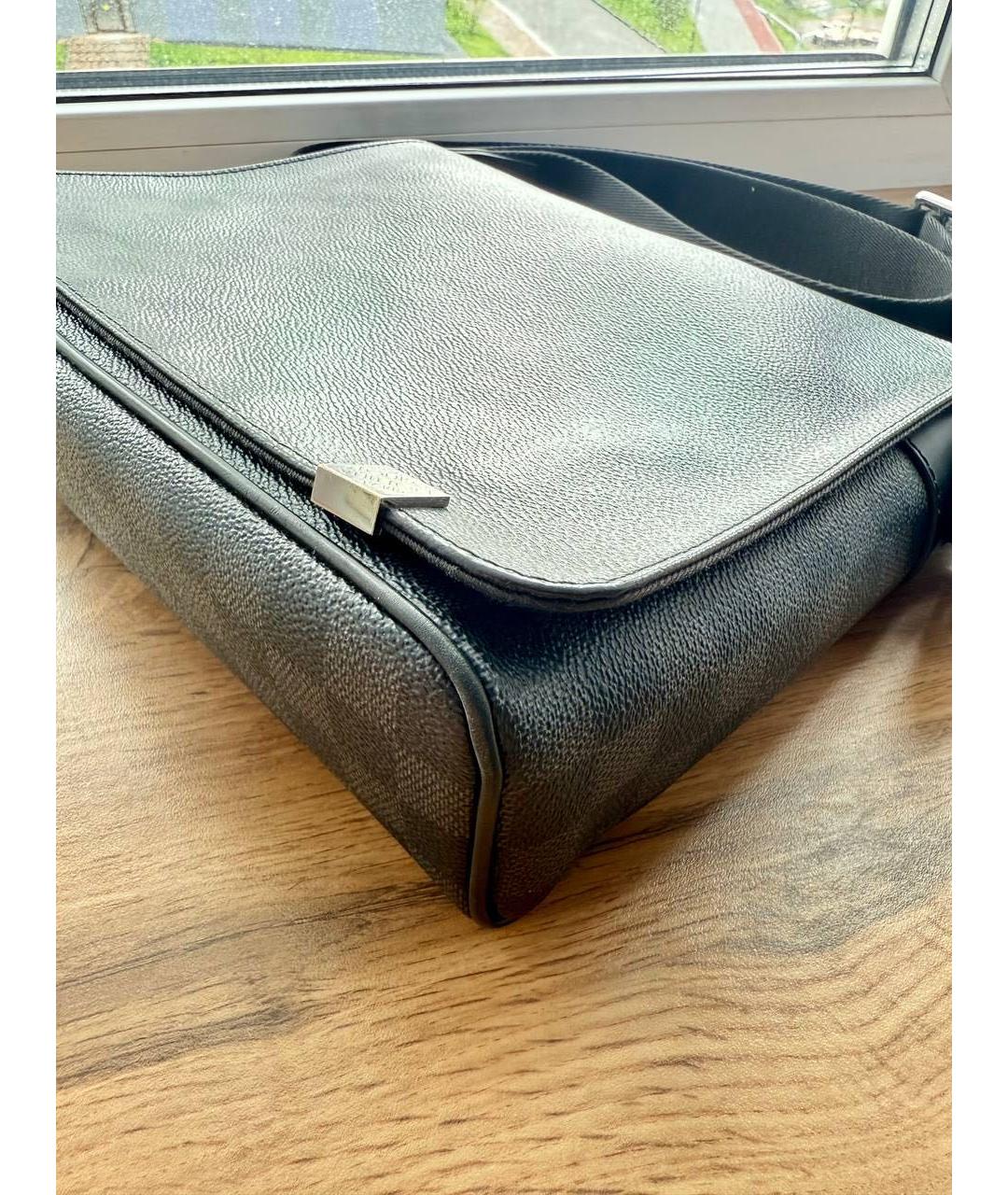 LOUIS VUITTON Черная сумка на плечо, фото 6