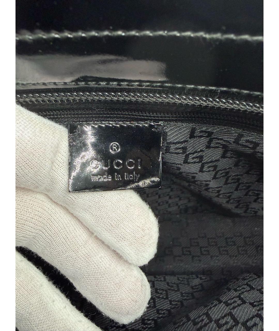 GUCCI Черная сумка тоут, фото 5