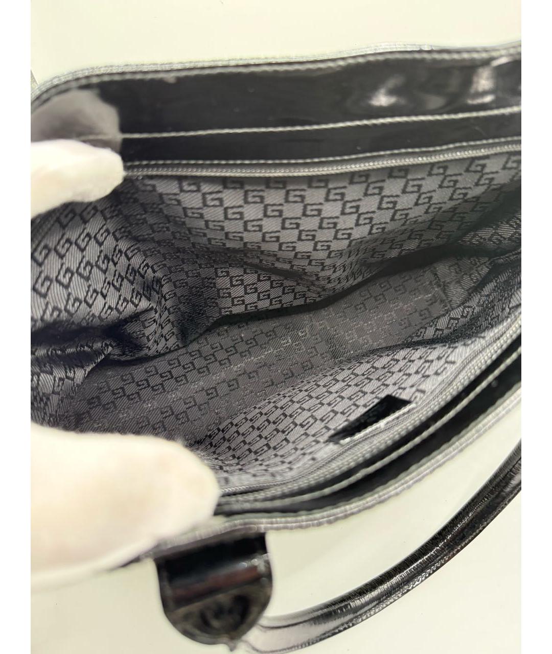 GUCCI Черная сумка тоут, фото 4