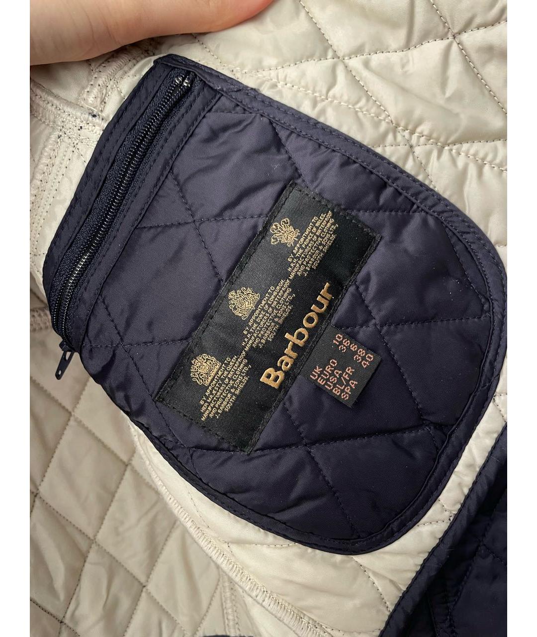 BARBOUR Темно-синяя полиамидовая куртка, фото 5