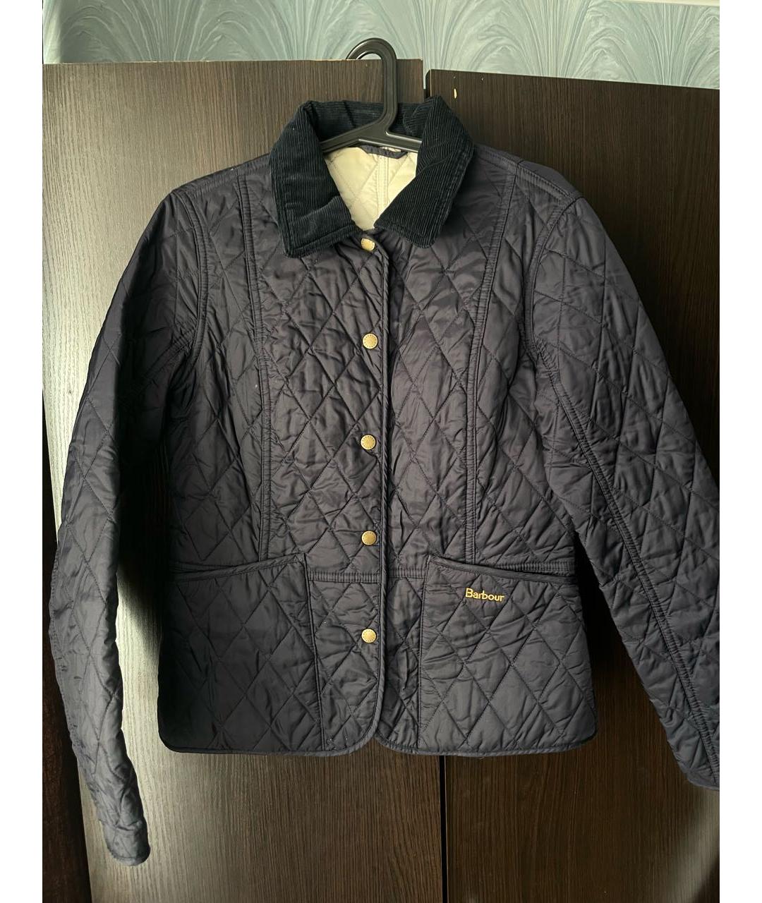 BARBOUR Темно-синяя полиамидовая куртка, фото 7