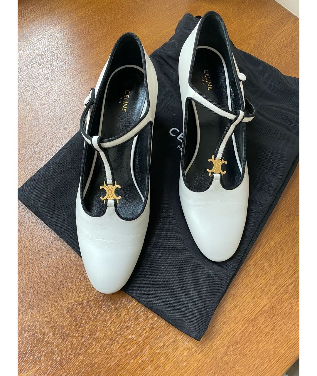 CELINE PRE-OWNED Белые кожаные туфли, фото 3