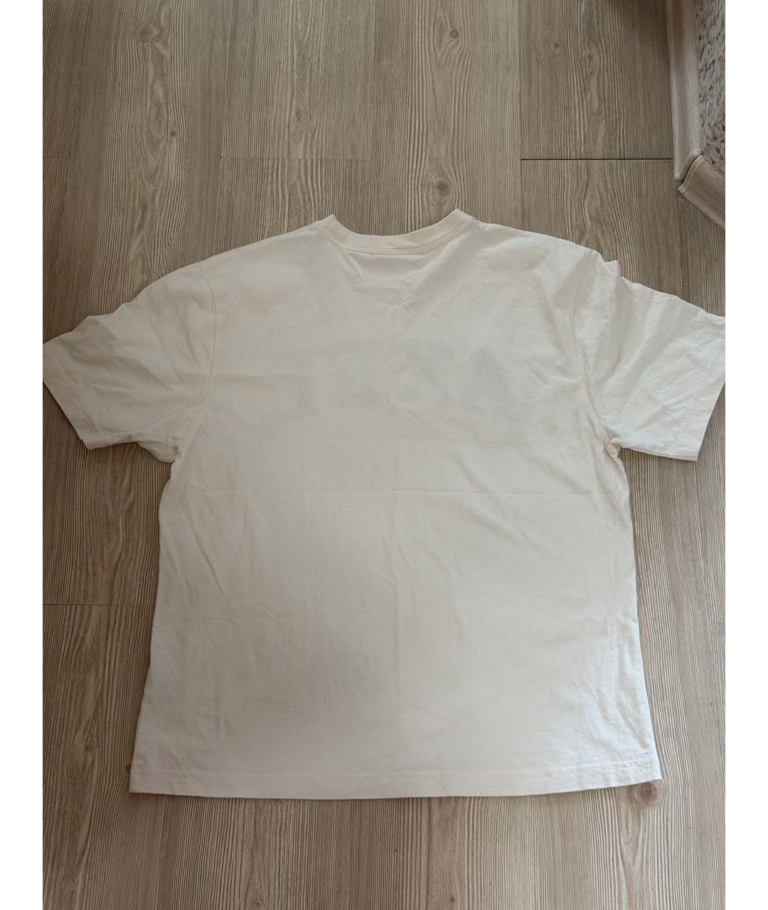 AXEL ARIGATO Бежевая хлопковая футболка, фото 2