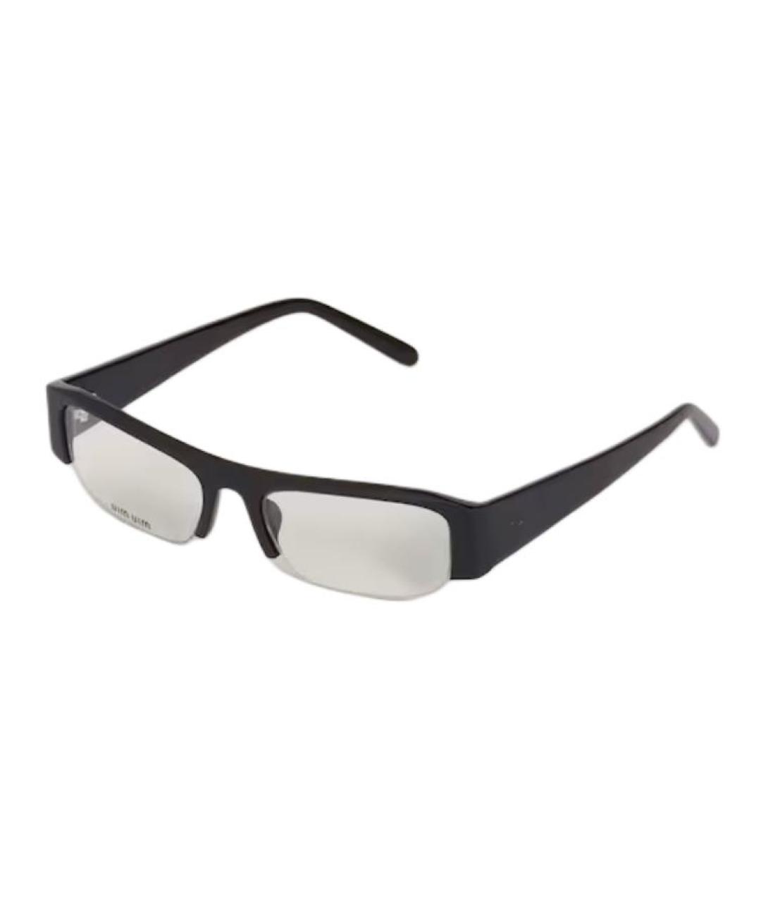 MIU MIU Черные пластиковые солнцезащитные очки, фото 2