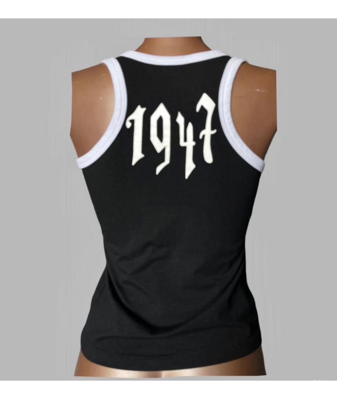 CHRISTIAN DIOR Черная хлопковая майка, фото 8