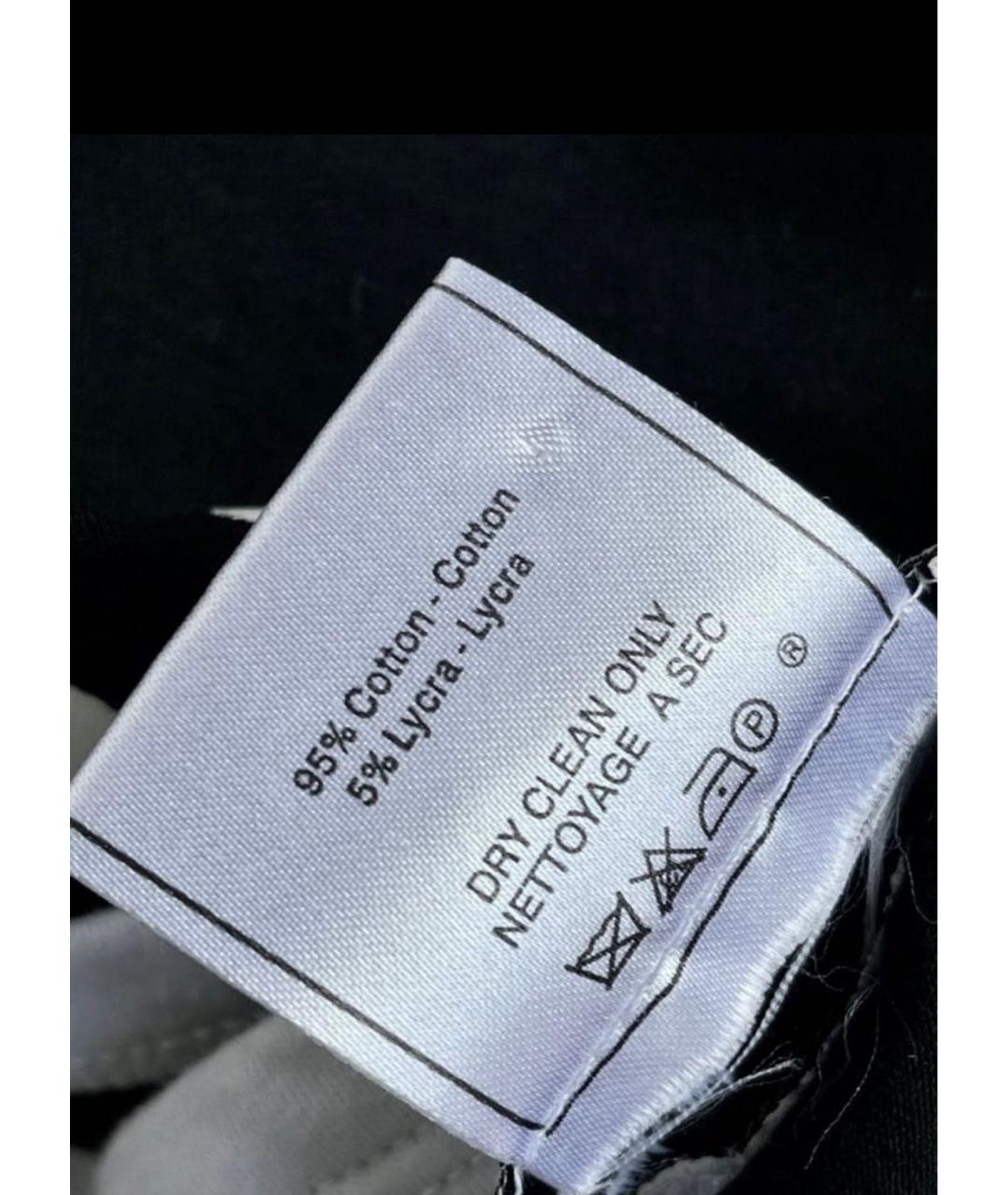 CHRISTIAN DIOR Черная хлопковая майка, фото 6