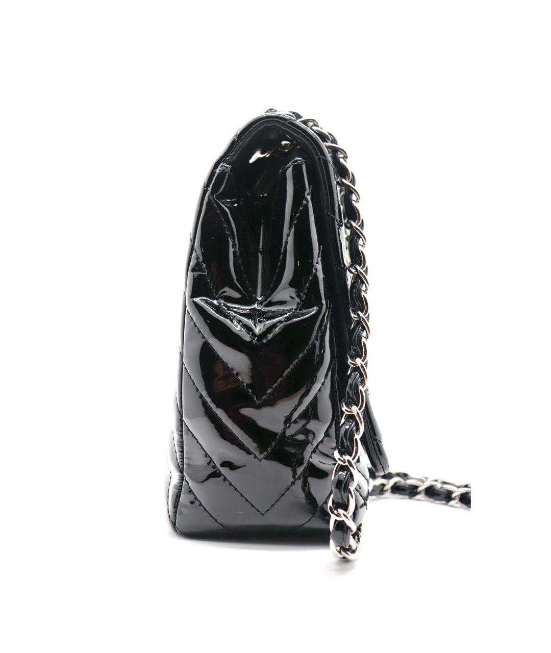 CHANEL Черная кожаная сумка через плечо, фото 2