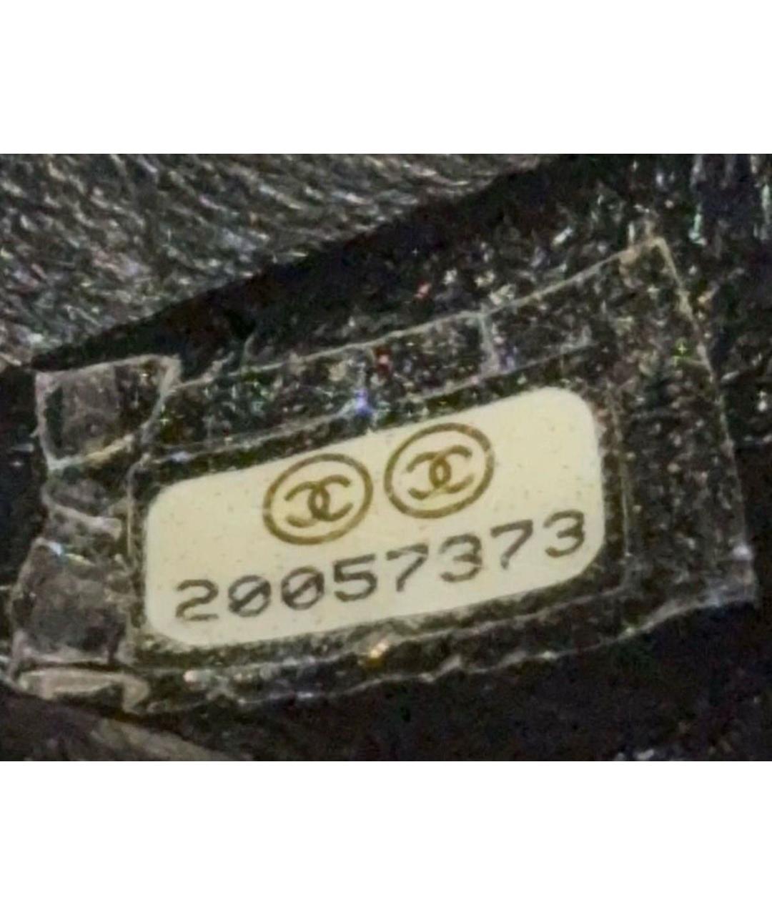 CHANEL Черная кожаная сумка через плечо, фото 8