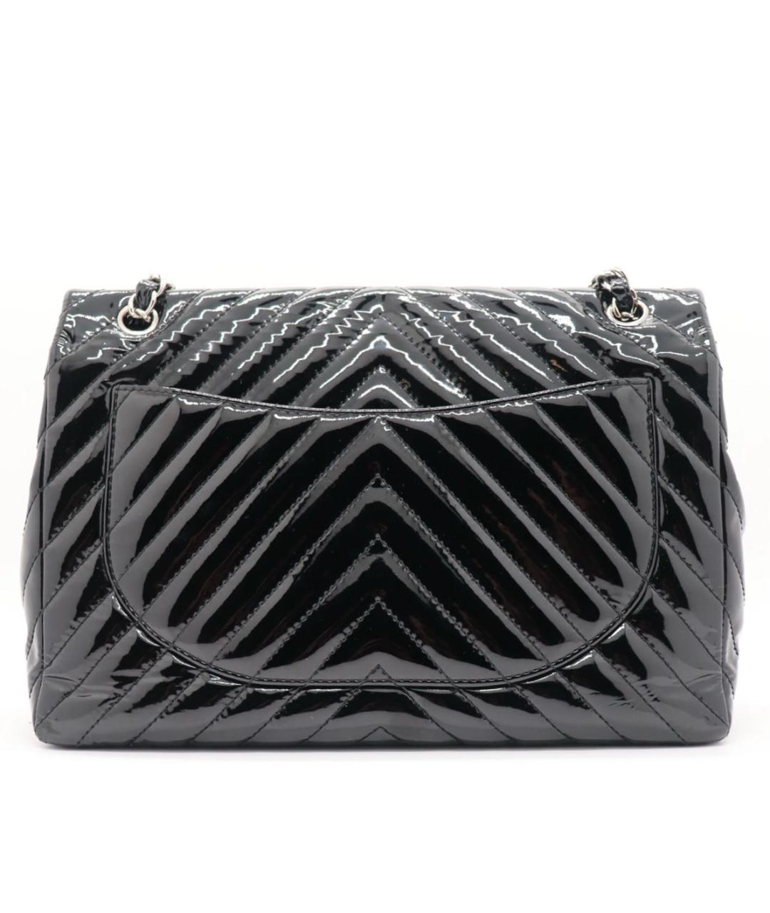 CHANEL Черная кожаная сумка через плечо, фото 3