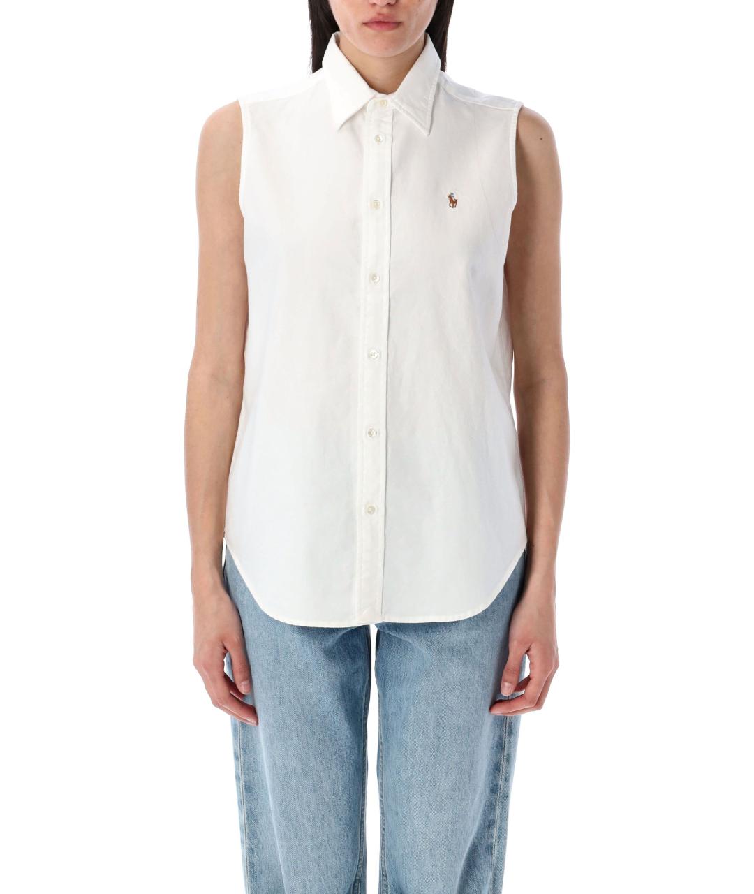 POLO RALPH LAUREN Белая хлопковая рубашка, фото 1