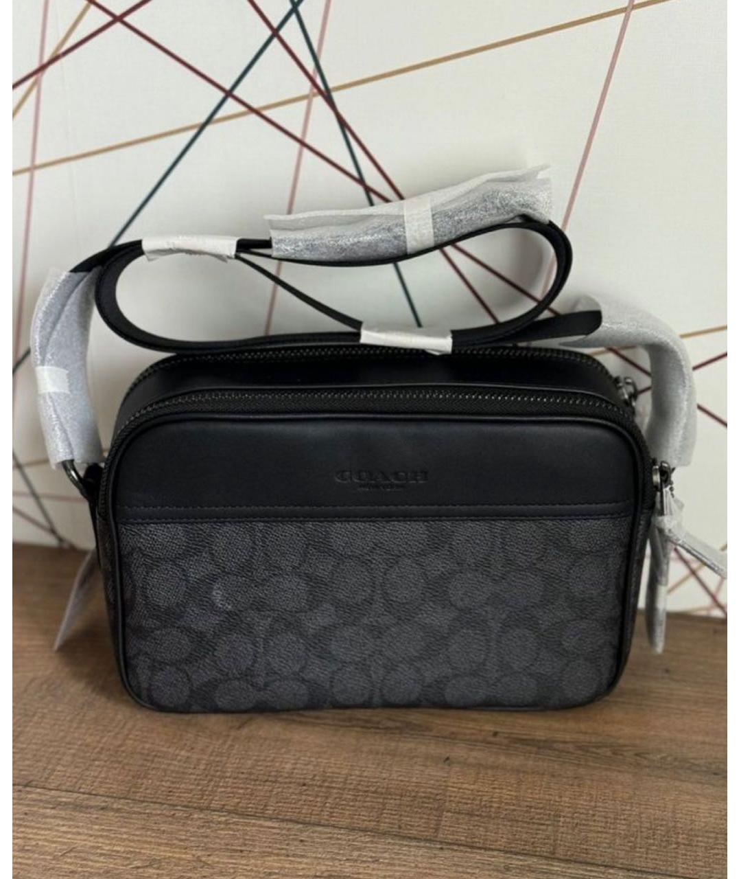 COACH Черная сумка на плечо, фото 5