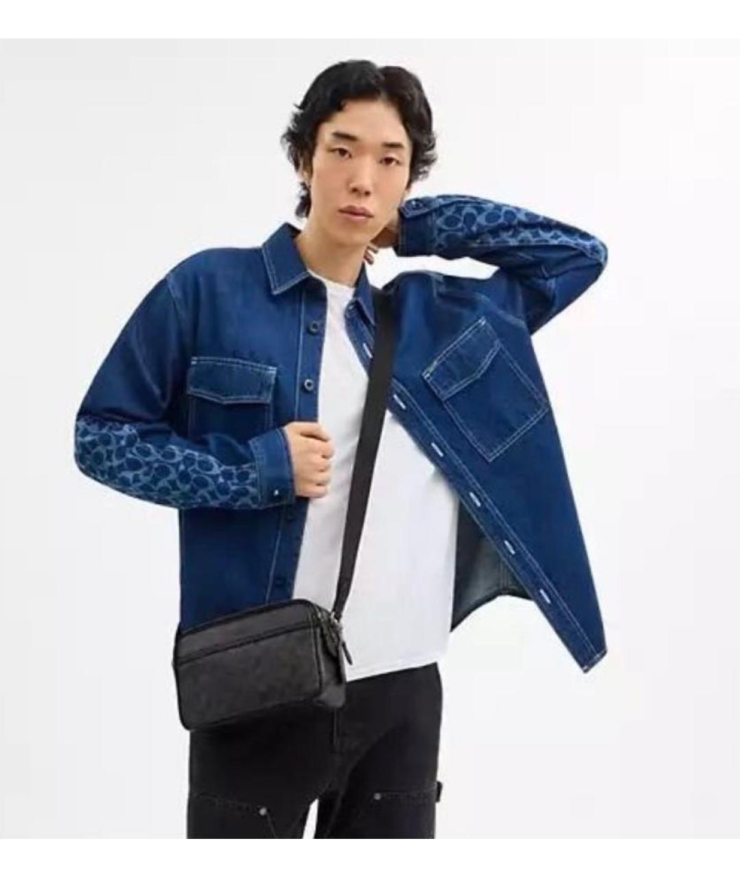 COACH Черная сумка на плечо, фото 8