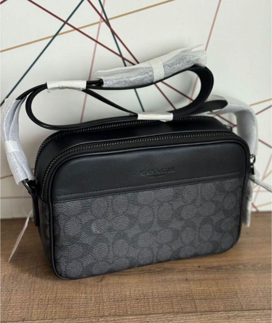 COACH Черная сумка на плечо, фото 6