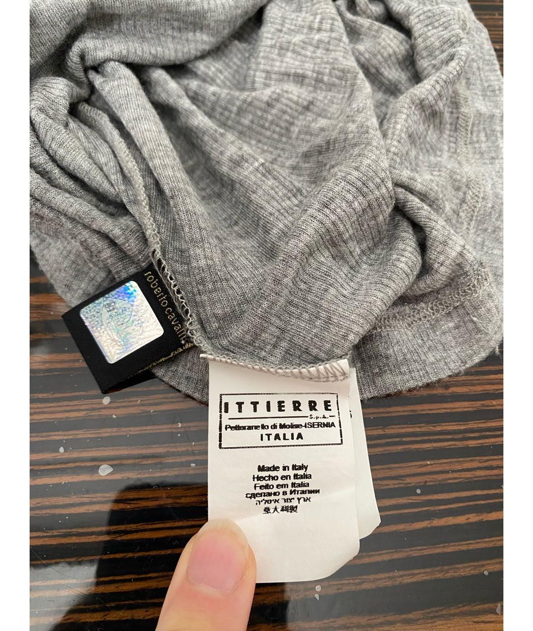 JUST CAVALLI Серая вискозная майка, фото 5