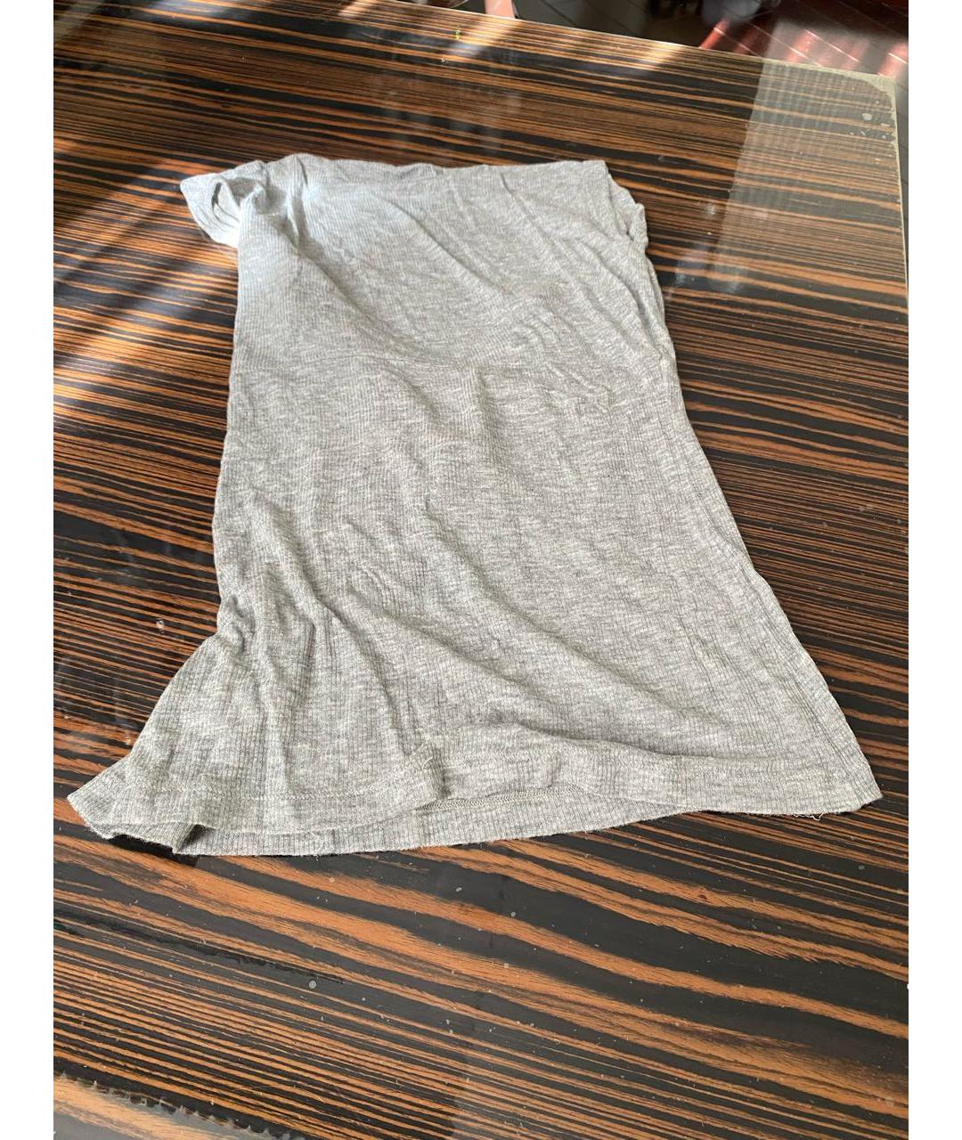 JUST CAVALLI Серая вискозная майка, фото 2