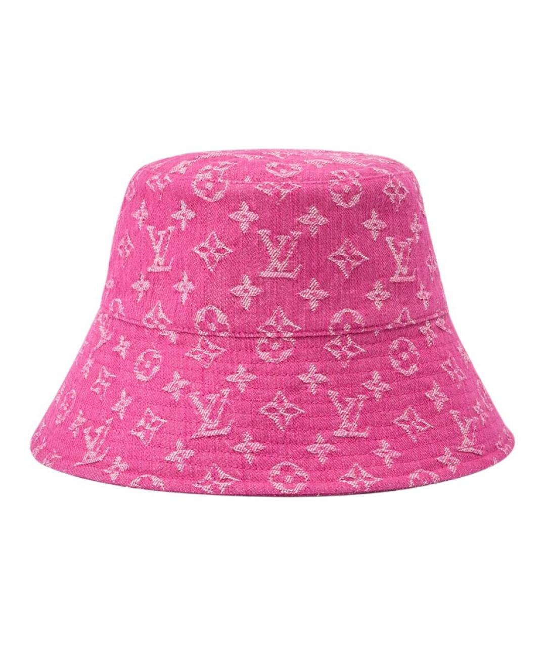 LOUIS VUITTON Розовая хлопковая панама, фото 1