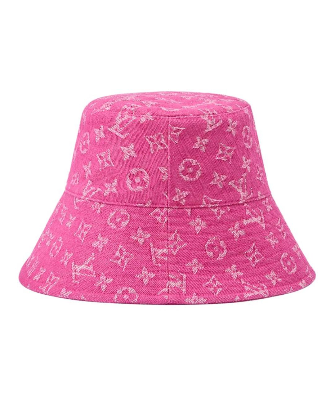 LOUIS VUITTON Розовая хлопковая панама, фото 3