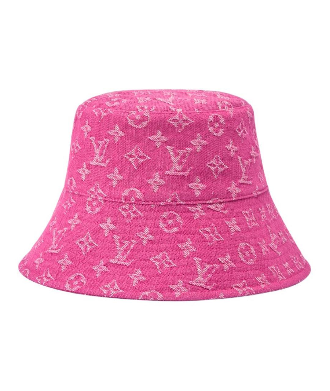 LOUIS VUITTON Розовая хлопковая панама, фото 2